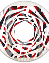Retro Circular Pattern Geometrical - Modern Round or Oval Wall Mirror - Whirl