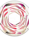 Retro Circular Pattern VIII - Modern Round or Oval Wall Mirror - Whirl