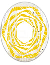 Butterflies hand drawn color pattern - Modern Round or Oval Wall Mirror - Whirl