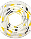 Abstract Design Retro Pattern V - Modern Round or Oval Wall Mirror - Whirl