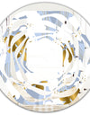 Orchid blossom color pattern - Modern Round or Oval Wall Mirror - Whirl