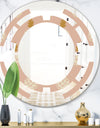 Pineapple Summer Bliss VII - Modern Round or Oval Wall Mirror - Space