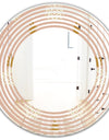 Pineapple Summer Bliss VII - Modern Round or Oval Wall Mirror - Wave