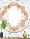 Pineapple Summer Bliss VII - Modern Round or Oval Wall Mirror - Quatrefoil