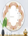 Pineapple Summer Bliss VII - Modern Round or Oval Wall Mirror - Quatrefoil