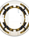 Art Deco style modern pattern - Modern Round or Oval Wall Mirror - Space