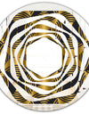 Art Deco style modern pattern - Modern Round or Oval Wall Mirror - Whirl