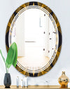 Art Deco style modern pattern - Modern Round or Oval Wall Mirror - Triple C