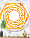 Retro Square Design VIII - Modern Round or Oval Wall Mirror - Whirl