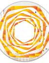 Retro Square Design VIII - Modern Round or Oval Wall Mirror - Whirl