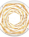 Golden Clouds In The Sky - Modern Round or Oval Wall Mirror - Whirl