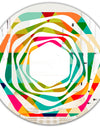 Diamond Retro IX - Modern Round or Oval Wall Mirror - Whirl