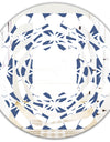 Abstract Retro Geometrical Design I - Modern Round or Oval Wall Mirror - Whirl