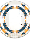 Abstract Retro Design III - Modern Round or Oval Wall Mirror - Space