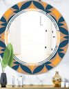 Abstract Retro Design III - Modern Round or Oval Wall Mirror - Triple C