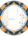 Abstract Retro Design III - Modern Round or Oval Wall Mirror - Triple C