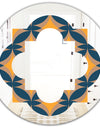 Abstract Retro Design III - Modern Round or Oval Wall Mirror - Quatrefoil