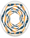 Abstract Retro Design III - Modern Round or Oval Wall Mirror - Whirl