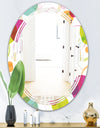 Retro Circular Design II - Modern Round or Oval Wall Mirror - Triple C