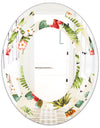 Pineapple Summer Bliss IV - Cottage Round or Oval Wall Mirror - Space