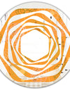 Retro handdrawn flowers III - Modern Round or Oval Wall Mirror - Whirl