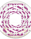 Retro Pattern Abstract Design VIII - Modern Round or Oval Wall Mirror - Whirl