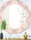 Retro Ornament With Decorative Elements - Modern Round or Oval Wall Mirror - Triple C