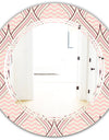 Retro Ornament With Decorative Elements - Modern Round or Oval Wall Mirror - Triple C