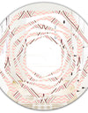 Retro Ornament With Decorative Elements - Modern Round or Oval Wall Mirror - Whirl