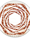 Leopard Fur Safari I - Modern Round or Oval Wall Mirror - Whirl