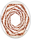 Leopard Fur Safari I - Modern Round or Oval Wall Mirror - Whirl