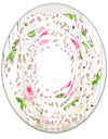 Leopard Fur Safari IV - Modern Round or Oval Wall Mirror - Whirl