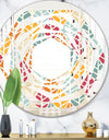 Diamond Retro X - Modern Round or Oval Wall Mirror - Whirl