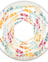 Diamond Retro X - Modern Round or Oval Wall Mirror - Whirl