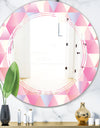 Diamond Retro VI - Modern Round or Oval Wall Mirror - Triple C