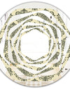 Abstract Design Retro Pattern III - Modern Round or Oval Wall Mirror - Whirl
