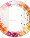 Geometrical Retro Design II - Modern Round or Oval Wall Mirror - Triple C