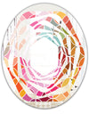 Geometrical Retro Design II - Modern Round or Oval Wall Mirror - Whirl