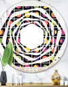 Retro Circular Moons - Modern Round or Oval Wall Mirror - Whirl