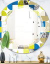 Circular Retro Design I - Modern Round or Oval Wall Mirror - Triple C