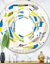 Circular Retro Design I - Modern Round or Oval Wall Mirror - Whirl