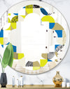 Circular Retro Design I - Modern Round or Oval Wall Mirror - Quatrefoil