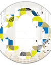 Circular Retro Design I - Modern Round or Oval Wall Mirror - Quatrefoil