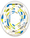 Circular Retro Design I - Modern Round or Oval Wall Mirror - Whirl