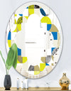 Circular Retro Design I - Modern Round or Oval Wall Mirror - Quatrefoil