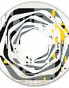 Retro Abstract Design I - Modern Round or Oval Wall Mirror - Whirl