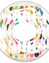 Diamond Retro VII - Modern Round or Oval Wall Mirror - Whirl