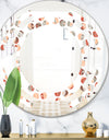Retro Abstract Design XIX - Modern Round or Oval Wall Mirror - Space