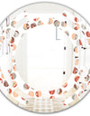 Retro Abstract Design XIX - Modern Round or Oval Wall Mirror - Space