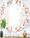Retro Abstract Design XIX - Modern Round or Oval Wall Mirror - Triple C
